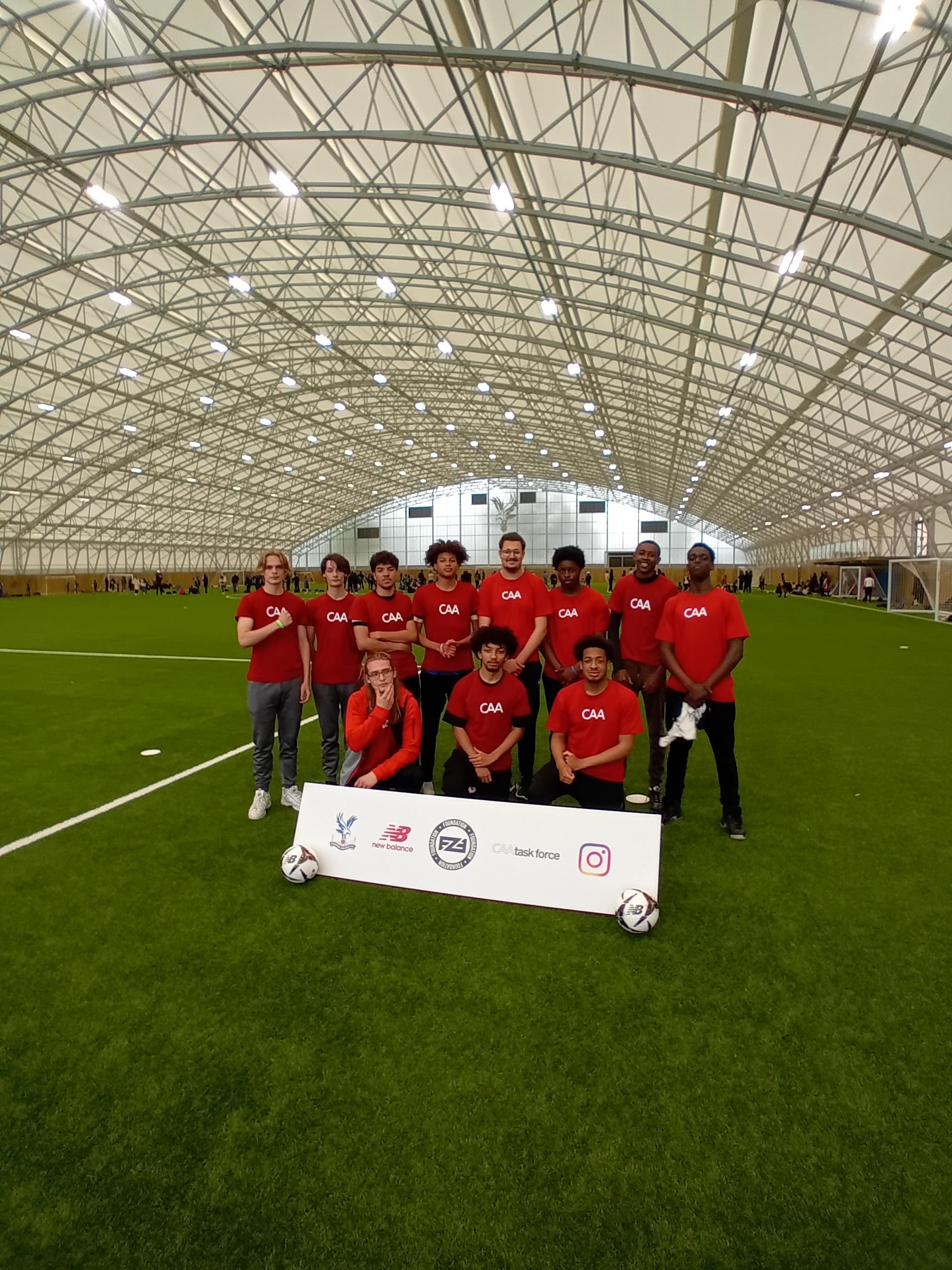 John Roan Students Excel as Volunteers at Crystal Palace Football Event